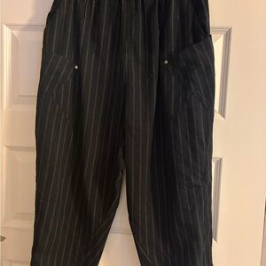 Urban Outfitters Black Pinstripe Pants